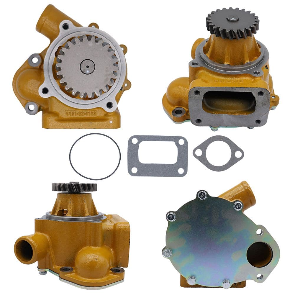 Water Pump for Komatsu OEM 6151-62-1104 front view